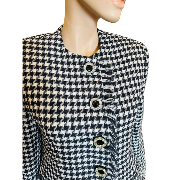 Vintage Rickie Freeman for Tori Jon 100% Wool jacket Sz 8 - Picture 3 of 9